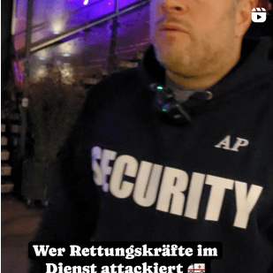 Rettungskräfte attackieren ist das allerletzte