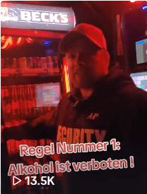 Regel Nr. 1: Alkohol ist verboten
