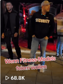 Wenn Fitness-Models feiern wollen