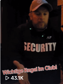 Wichtige Regel im Club