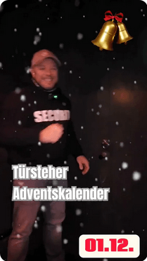 Heute machen wir das 1. Türchen auf